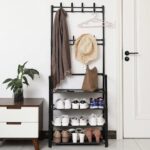 Multi-Function Shoes Rack With Hanger, Living Room Clothes Storage Rack