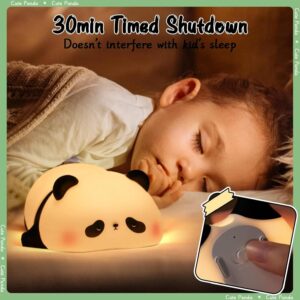 Sillicon Cute Panda Night Lamp
