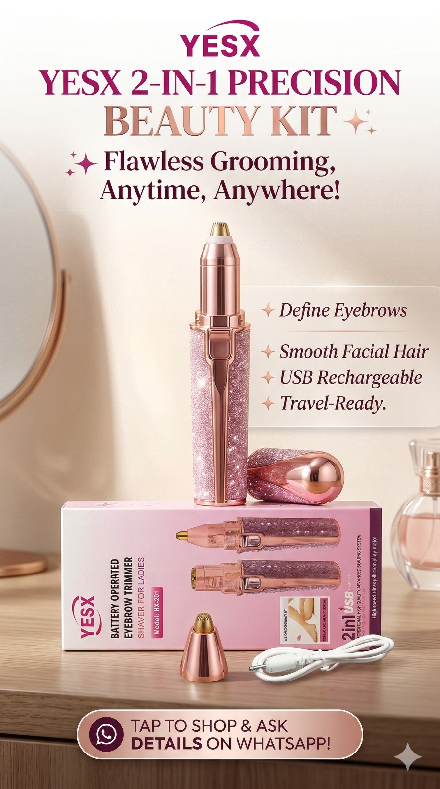 Flawless 2 In 1 Trimmer