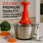 2.0 liter stainless steel meat hand chopper