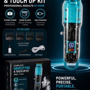 TrimDaling Transparent Cordless Hair Trimmer & Shaver