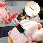 Stainless Steel BBQ Meat Marinade Flavor Seasoning Injector Needle